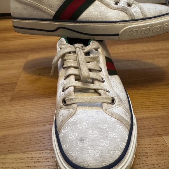 Gucci Tennis 1977 cloth trainers - Picture 4 of 13